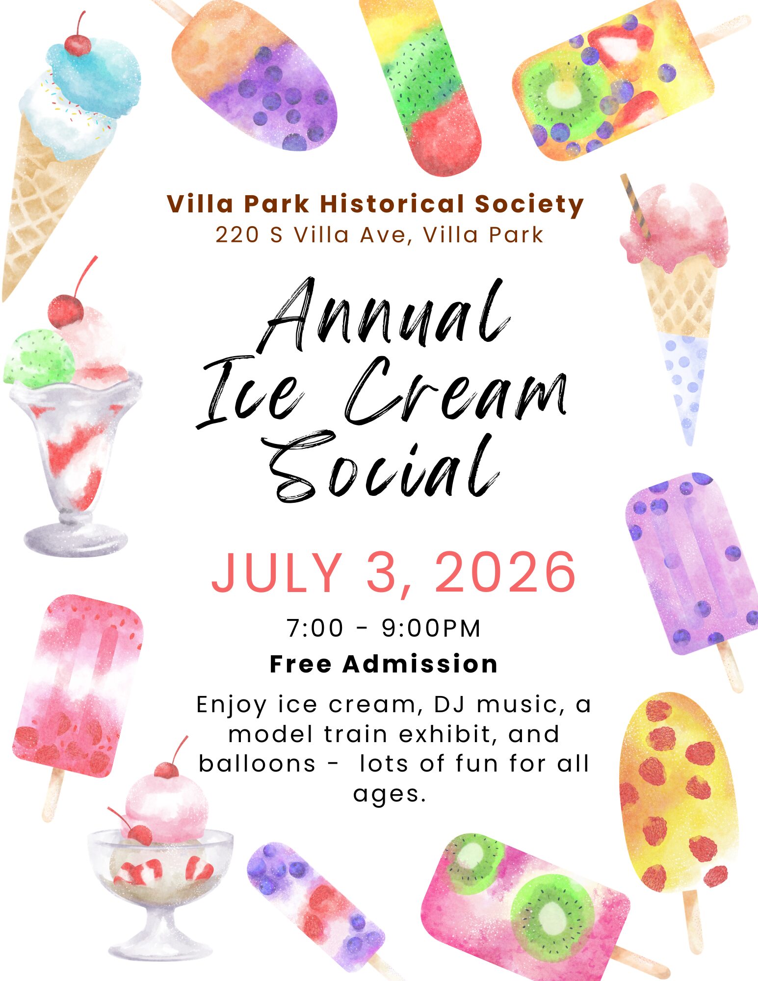 Ice Cream Social